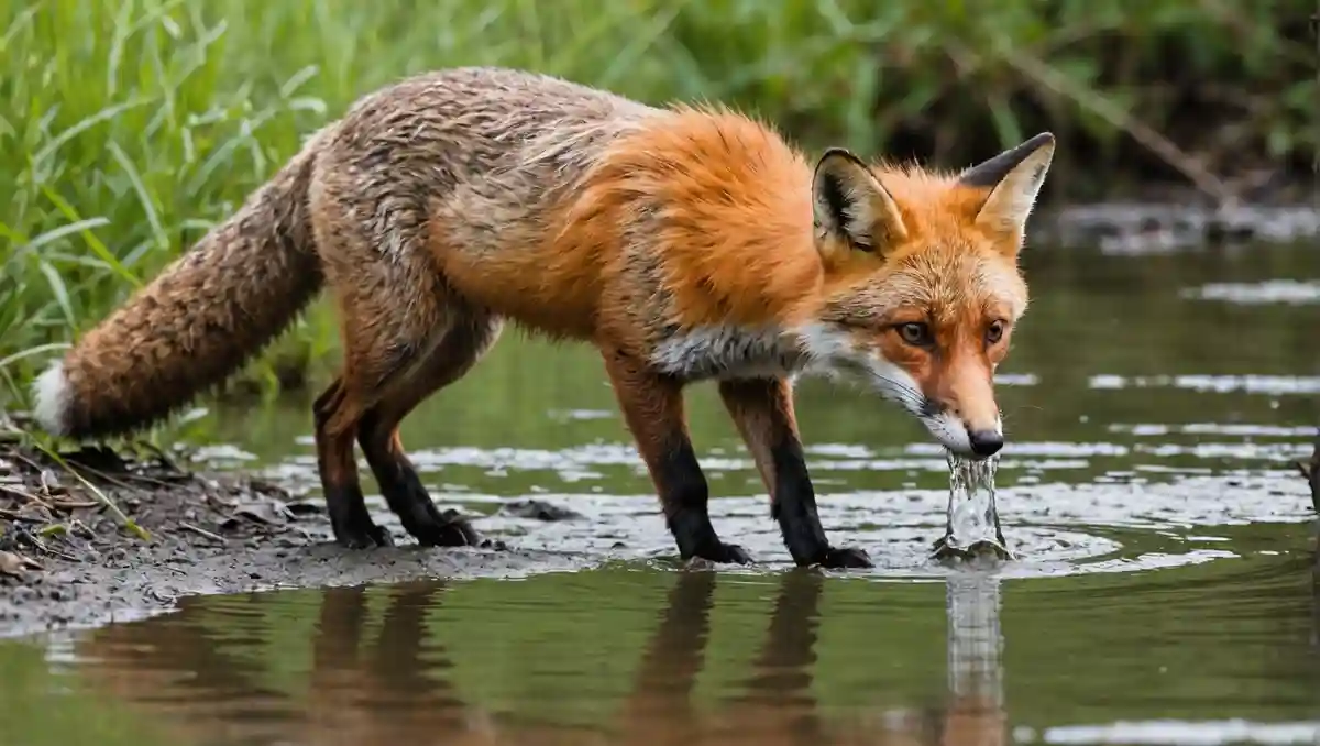キツネが生息しているエリアの川の水を飲むと、エキノコックス症になることがある