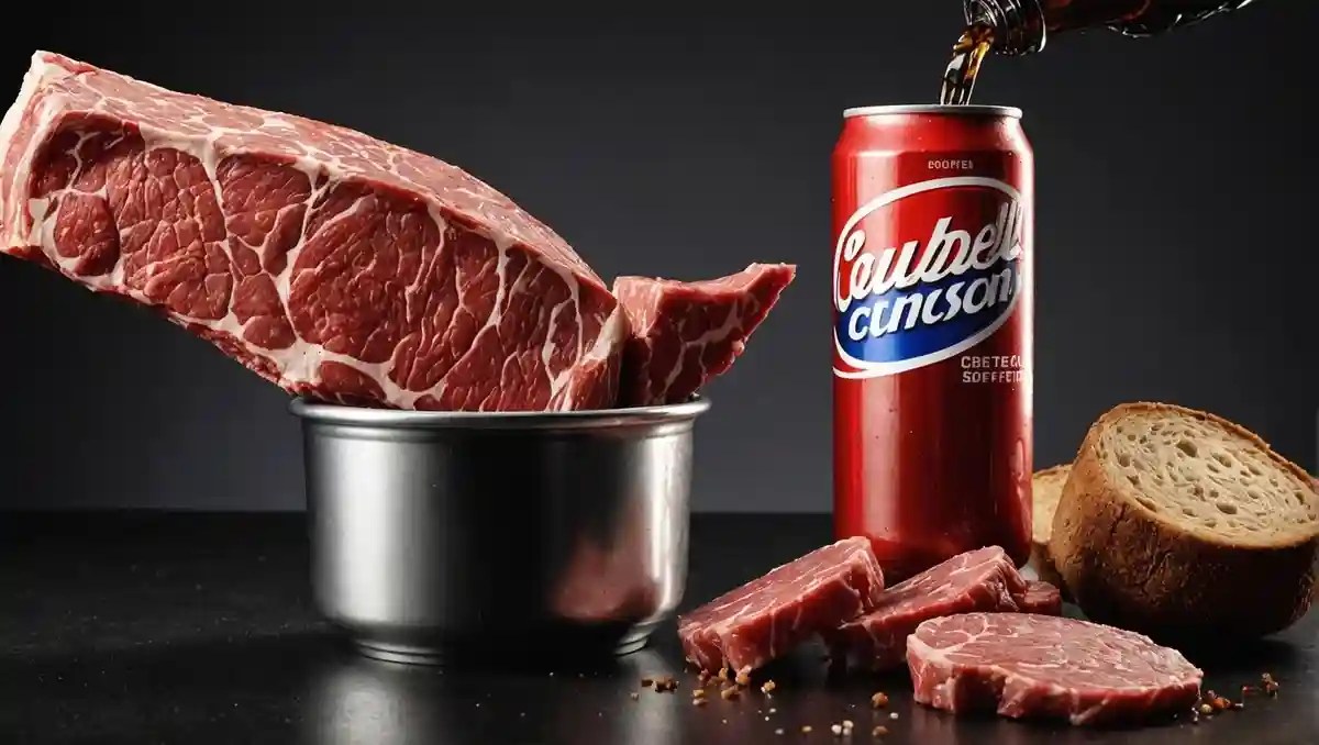 硬い肉は炭酸飲料で柔らかくなる