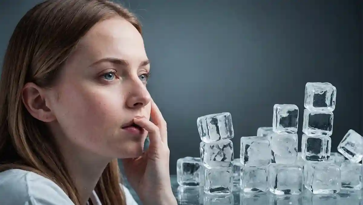 薬を飲む前に氷をなめると苦味を感じない