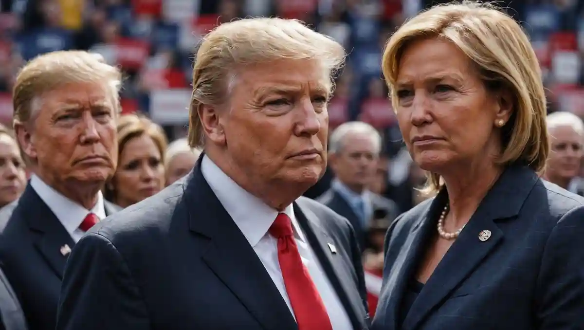 アメリカ大統領選挙にて、トランプ氏と僅差で競っている女性候補は誰でしょう？