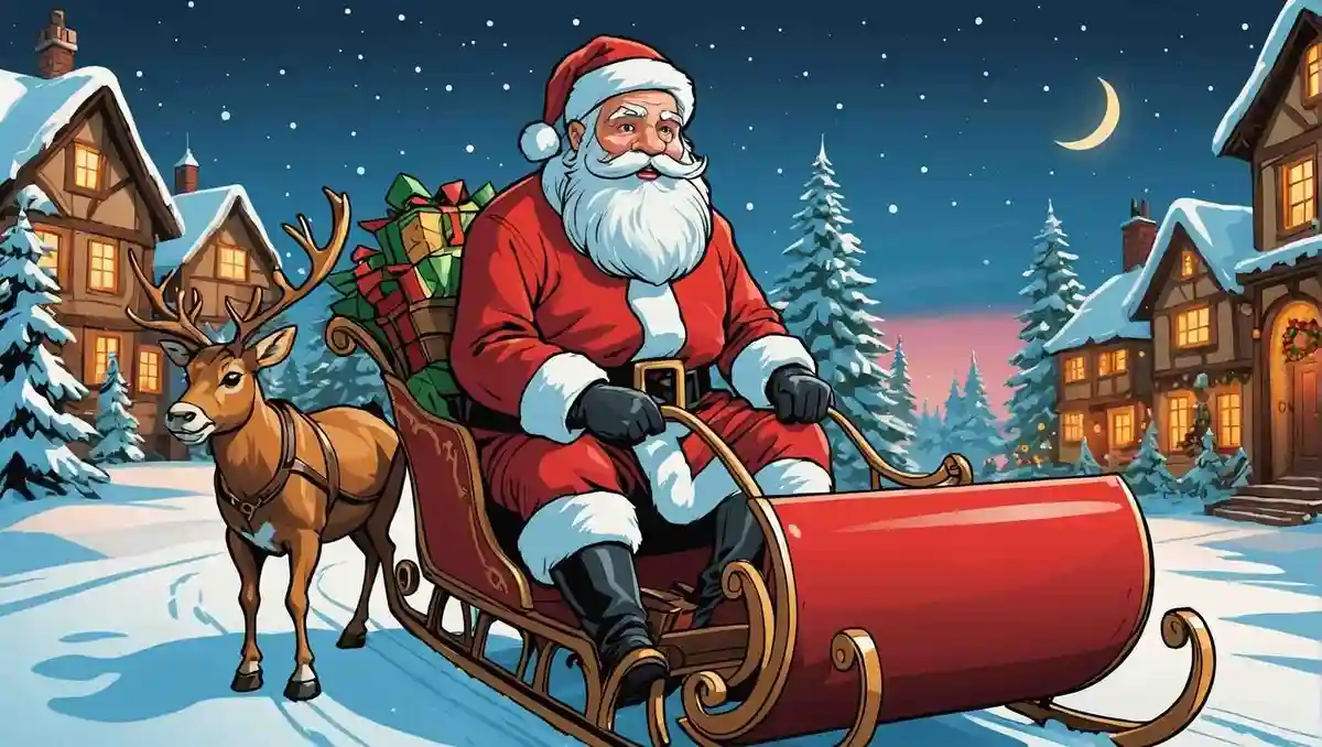 【クイズ】サンタクロース乗っているソリを引っ張ってくれる動物は何でしょう?