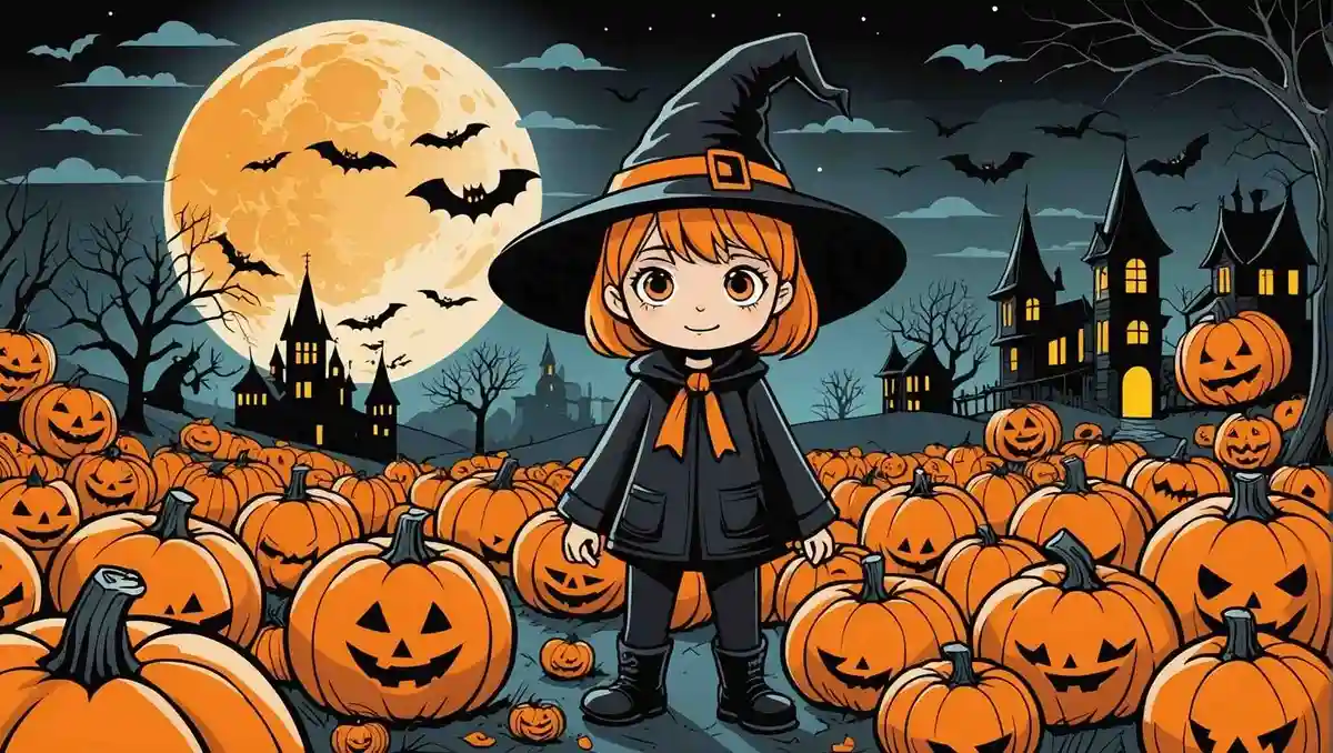 ハロウィンのイメージカラーであるオレンジは「収穫」を意味しますが、黒は何を意味するでしょう?