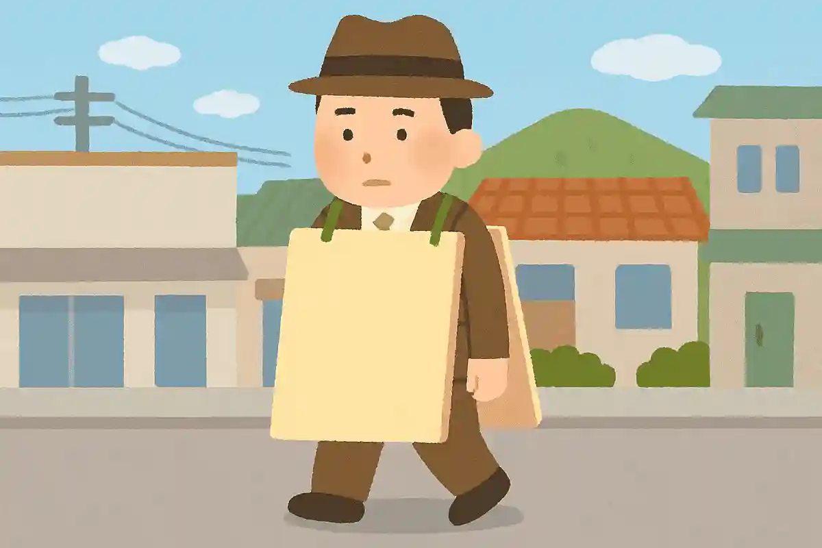 昭和の時代によく見かけたサンドウィッチマン、その職業は?