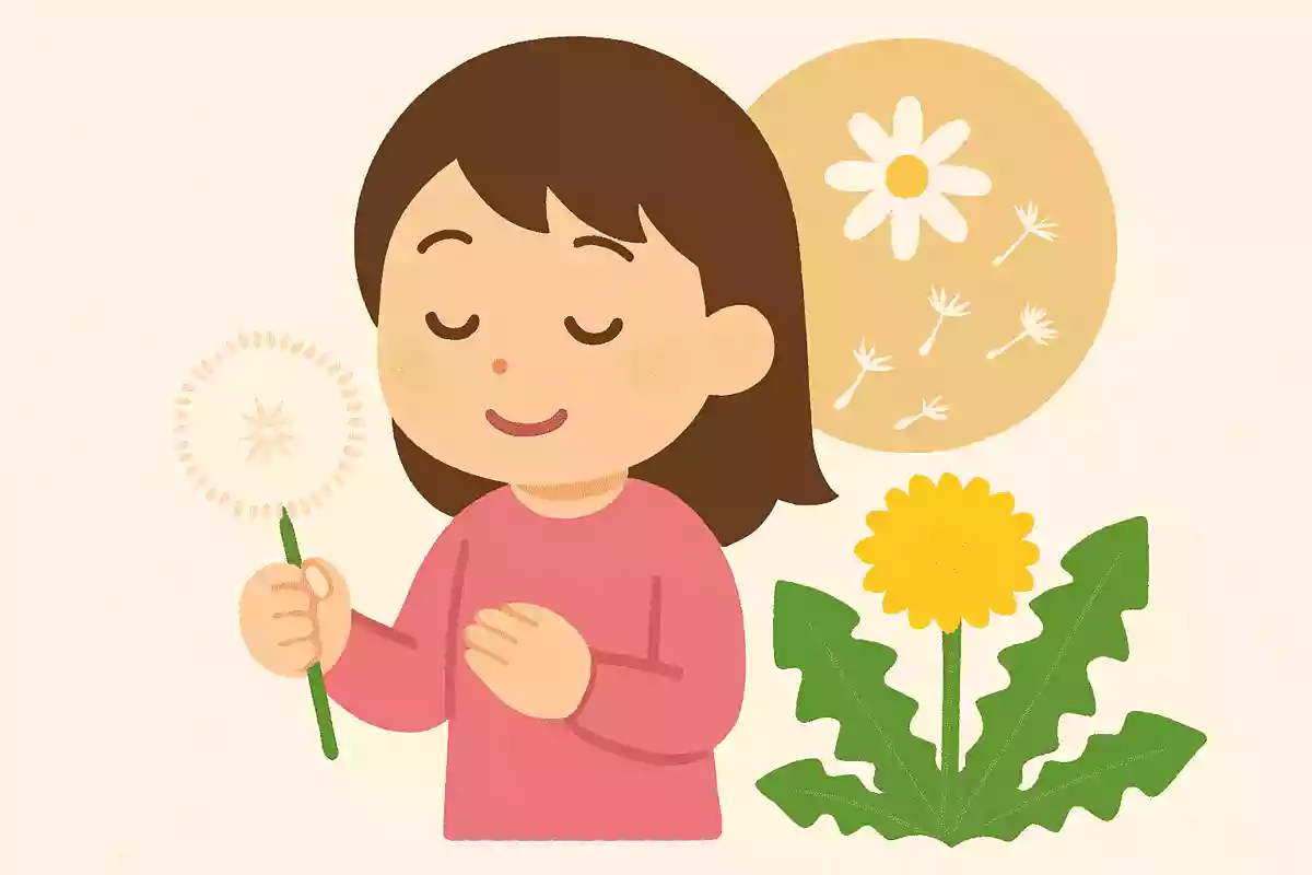 たんぽぽの綿毛にも花言葉がある