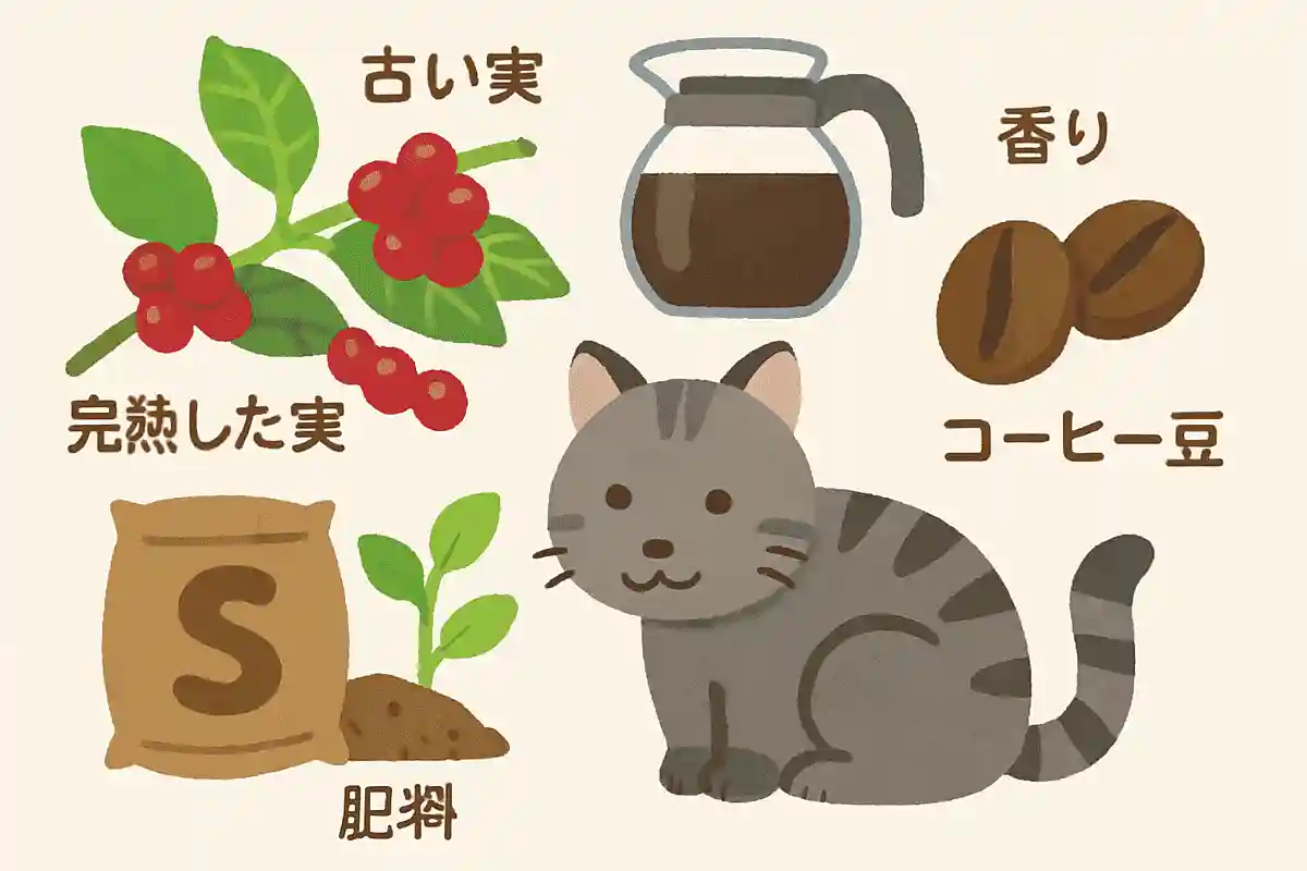 最高級コーヒー豆、コピ・ルアクの原材料は？