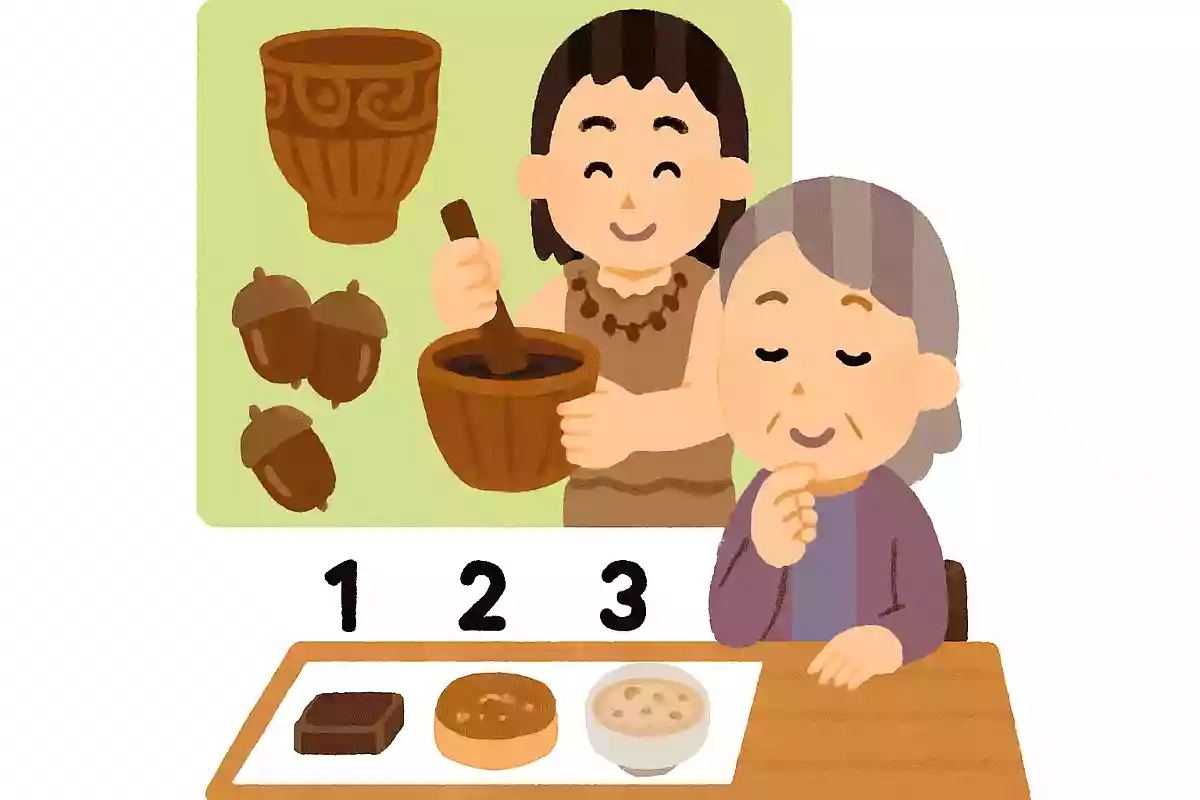 縄文時代の人は、ドングリから何を作って食べていたでしょうか？