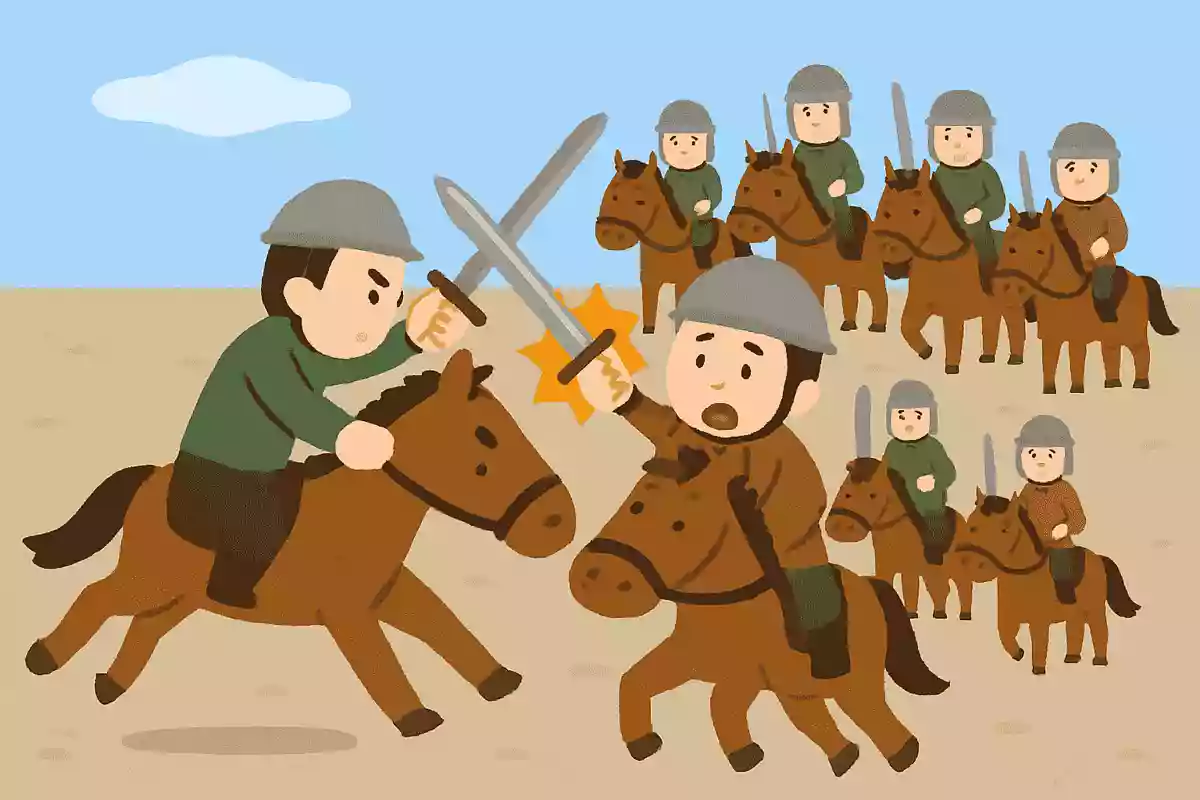 攻撃をかわして反撃する