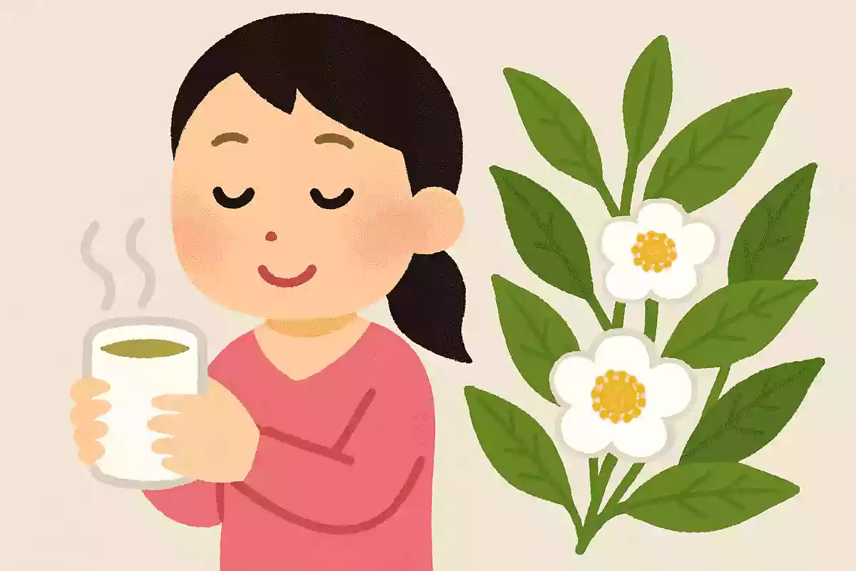 肌を滑らかにする効果があるとされるお茶はなんでしょう？