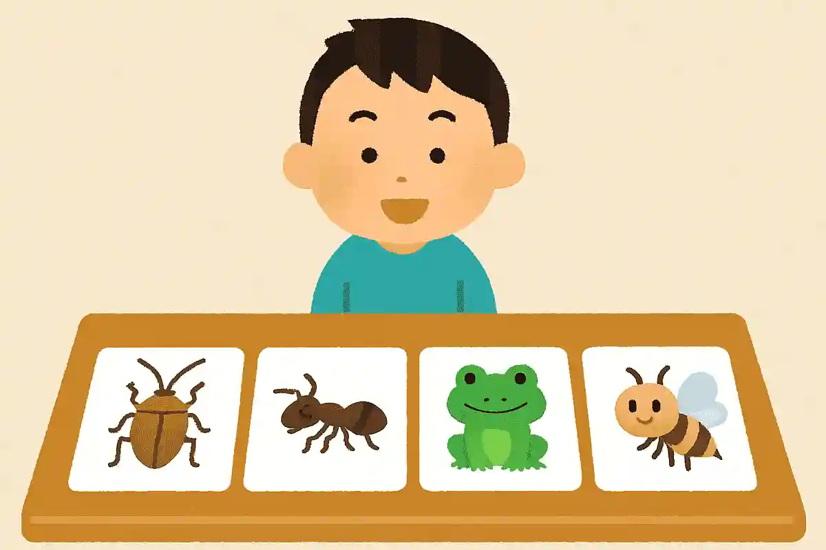 昆虫じゃない生き物はどれでしょう？