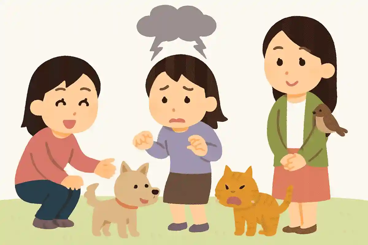 ナツコさんとカナコさんとヒトミさんのうち、いつも動物に嫌われてしまう人は誰でしょうか？