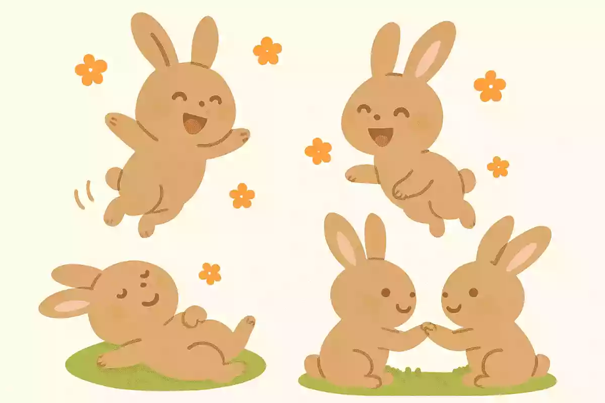 ウサギが嬉しいときは何をする?