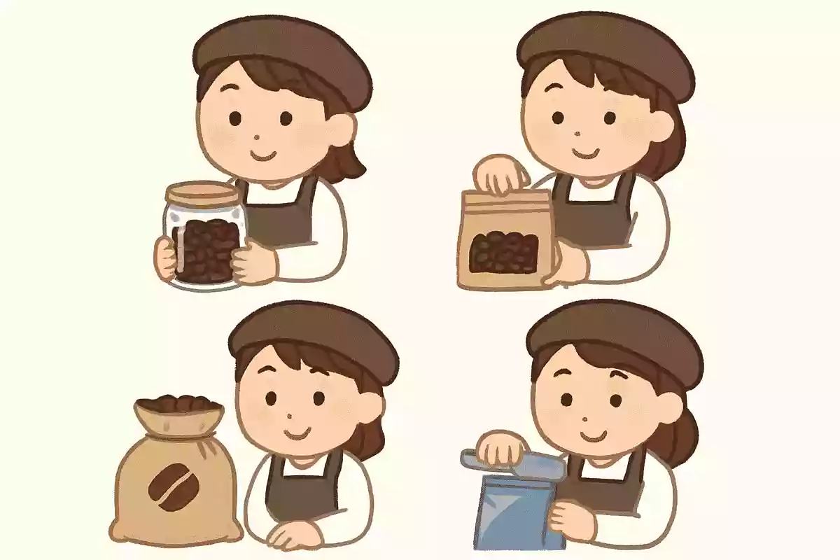 コーヒー豆を保存する際、より好ましいとされている方法はどれでしょうか?
