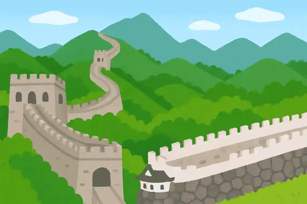 万里の長城と日本では日本の方が全長が短い