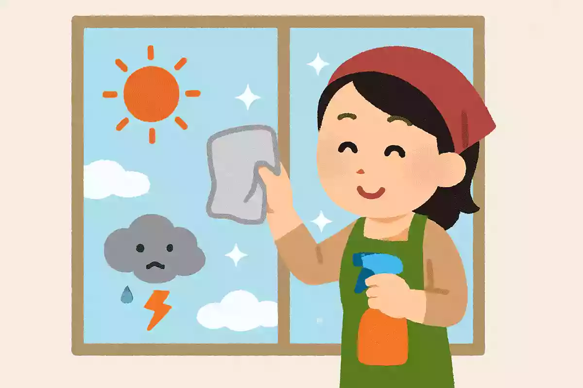 窓の掃除はどんな日にやると効果がある?