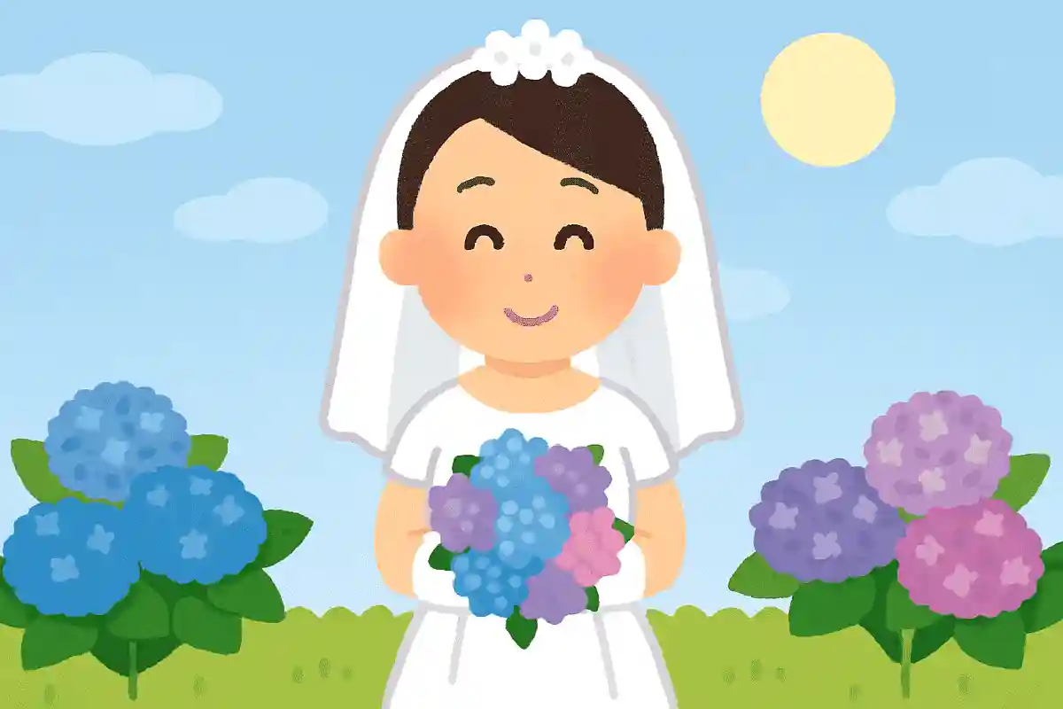 6月に結婚すれば幸せになれるという言い伝えのことを何ブライドと呼ぶでしょう？