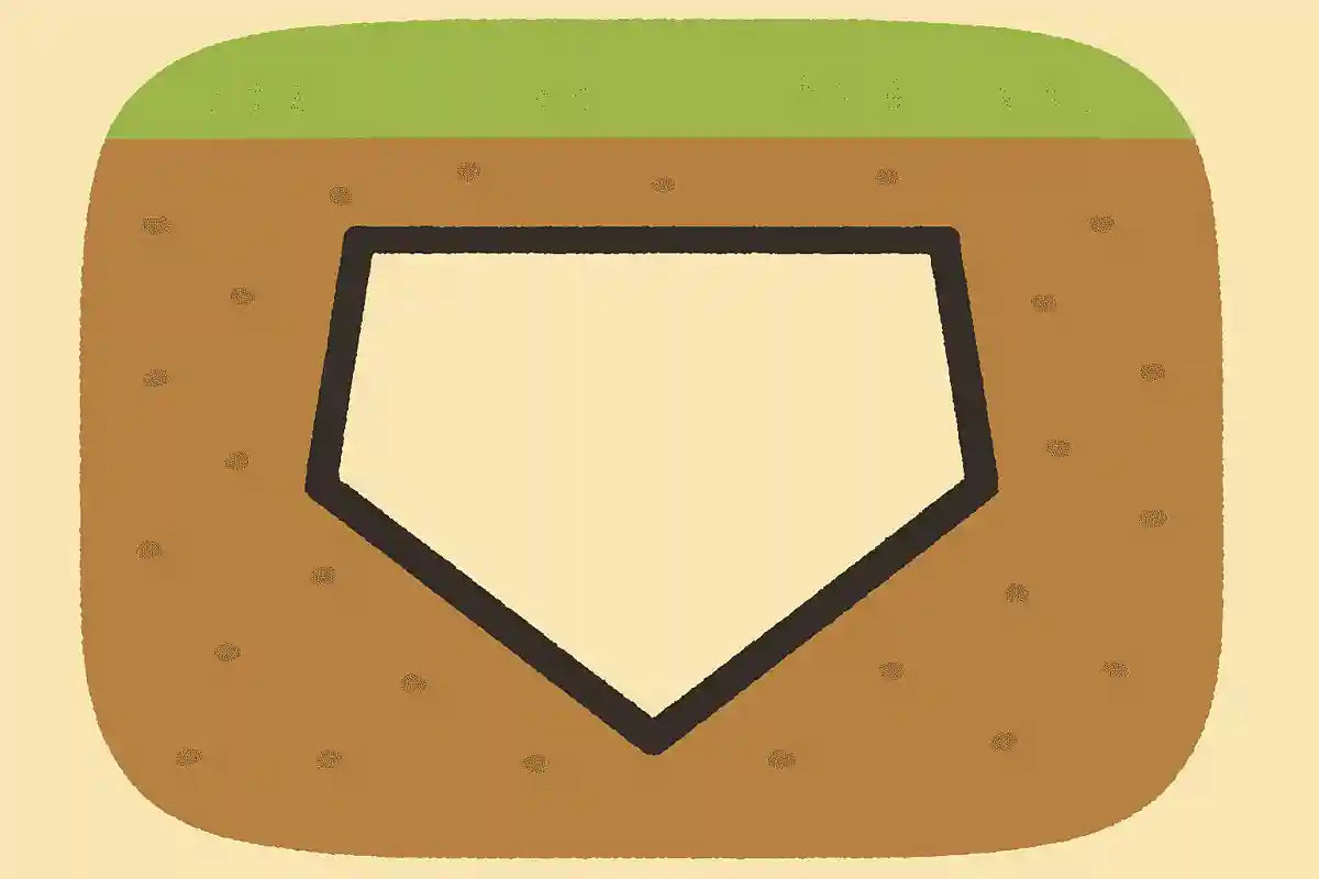 ホームベースももともとは四角形だった