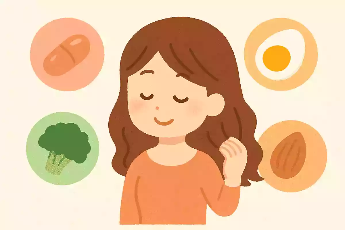 髪の毛にいいと言われる栄養素は？