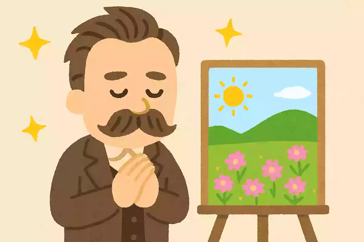すべての美しい芸術、すべての偉大な芸術の本質は感謝であるフリードリヒ・ニーチェ