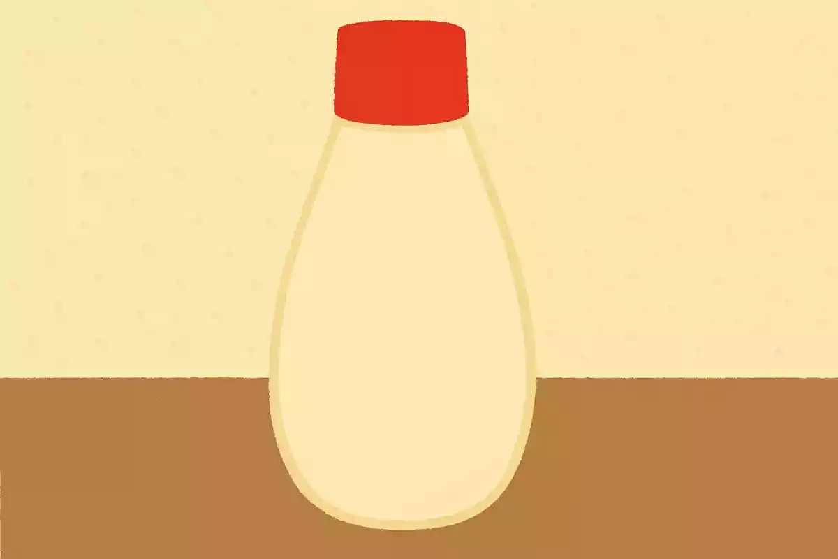 マヨネーズはフタを下にして保存
