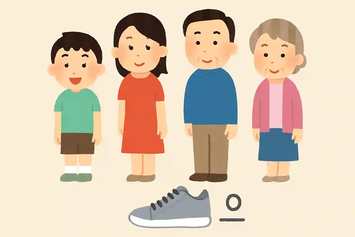 靴のサイズが◯cmの人