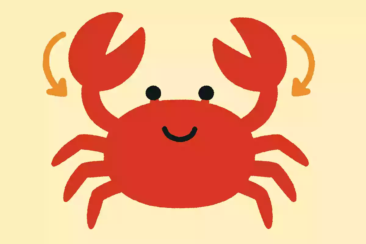 カニのハサミはどう動く?