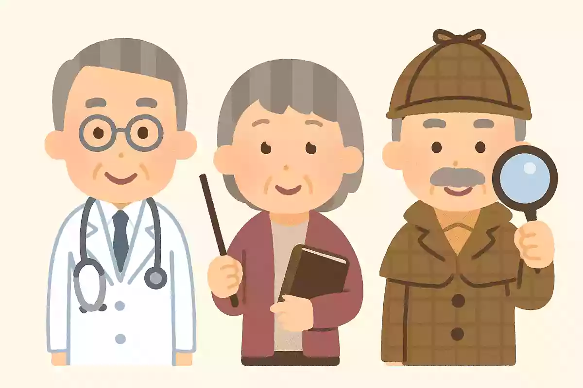 医者、教師、刑事の中で一番大柄なのは誰でしょう？