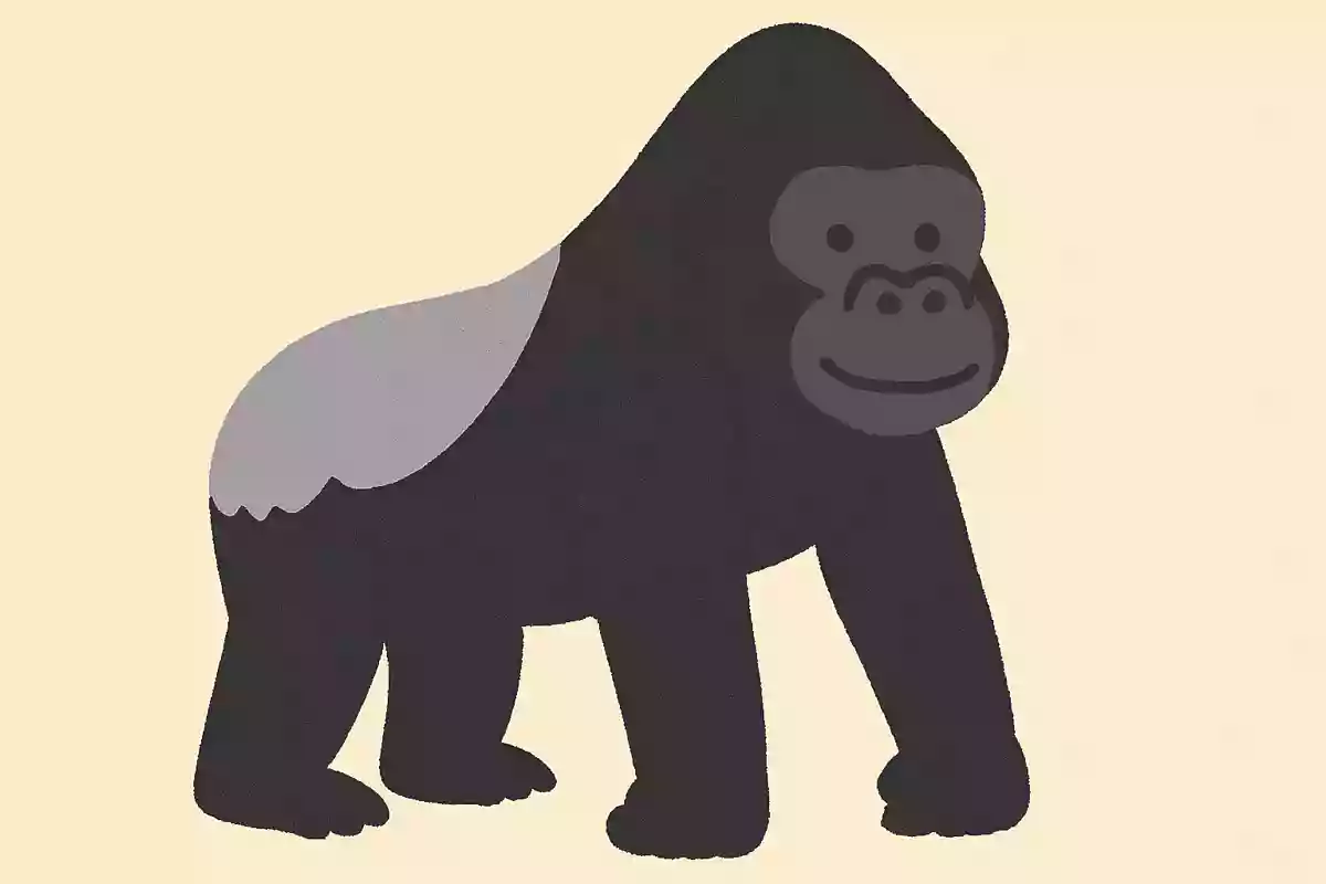 大人の雄ゴリラの背中の毛が灰色になることをなんというでしょう？
