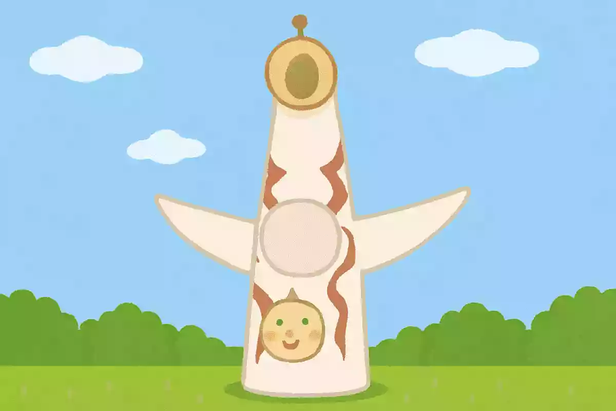 太陽の塔には行方不明の4つめの顔がある