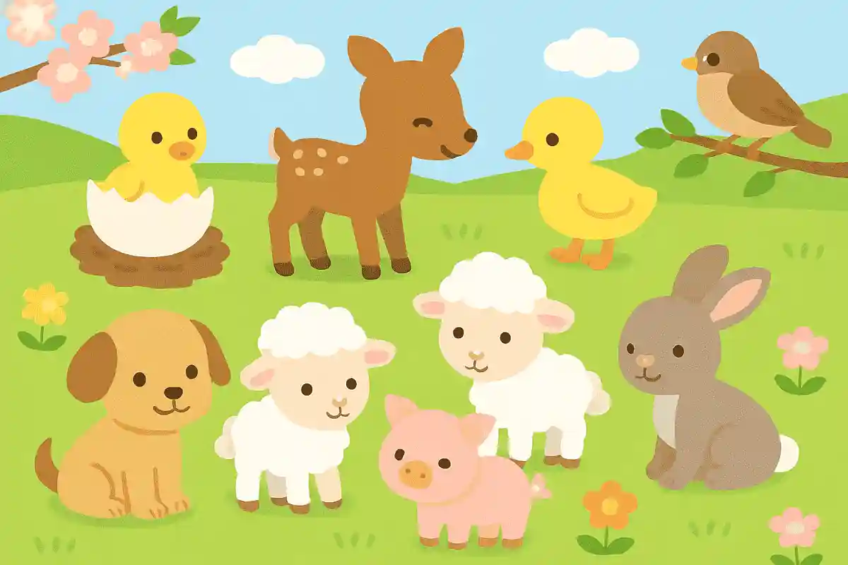 春に生まれる赤ちゃん動物は？