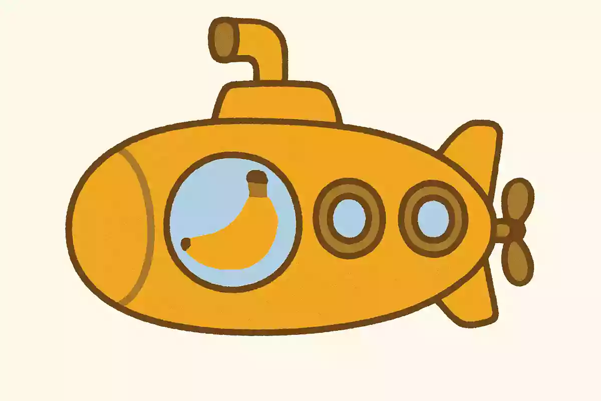 潜水艦がある果物を運んでいます。その果物はなんでしょう？