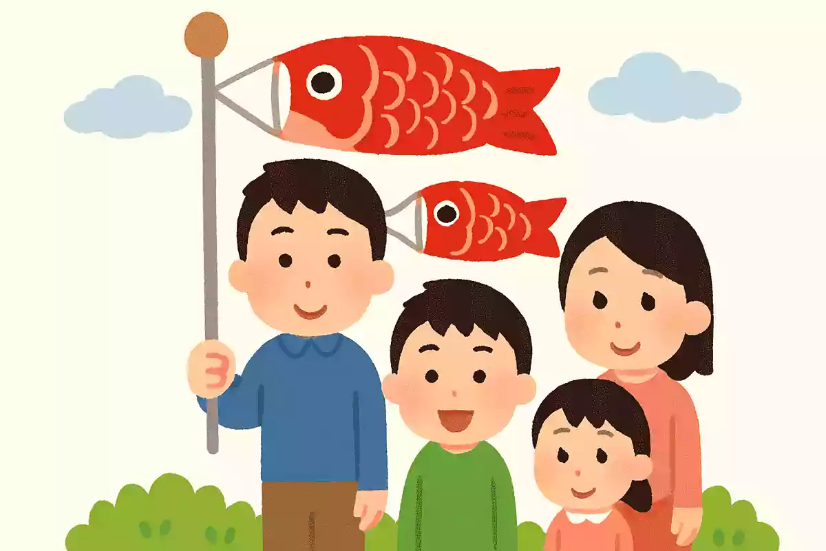 赤いこいのぼり、ひごいは家族の誰を意味している？