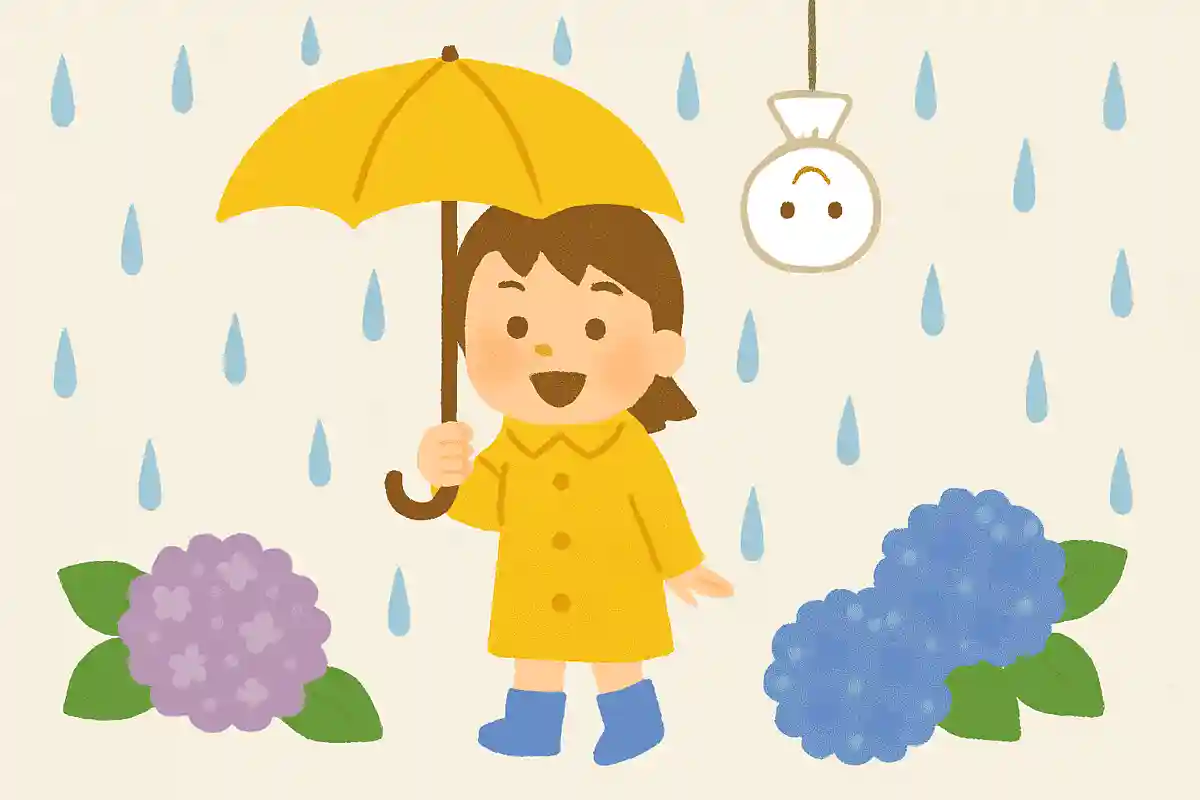 逆さまにつるしたてるてるぼうずの意味はなんでしょう？