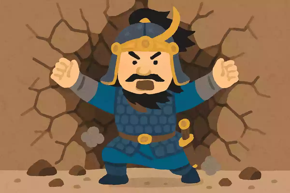 この死地に力ずくで活路をこじあけます王騎将軍