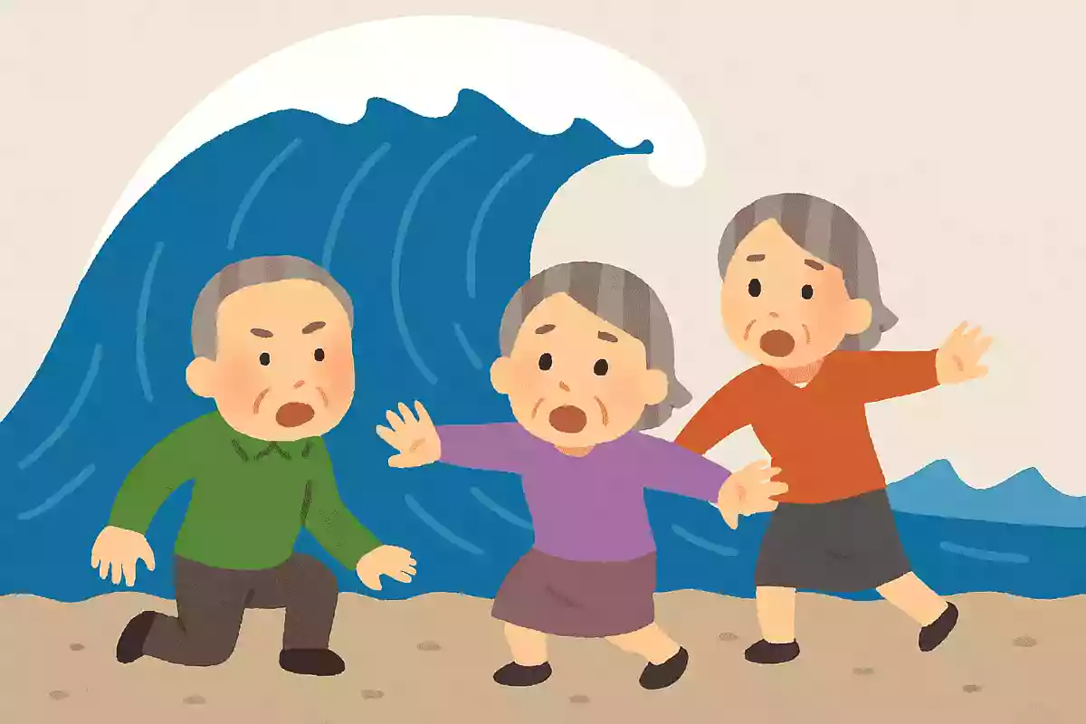 人が立っていられなくなるほどの津波は何メート程度からでしょうか？