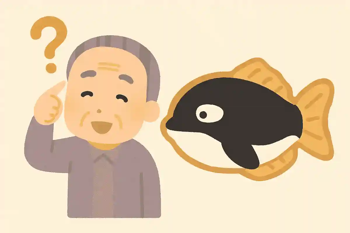 鯛の形の「たい焼き」はもともと違う生き物の形でした。何の形をしていたでしょうか?