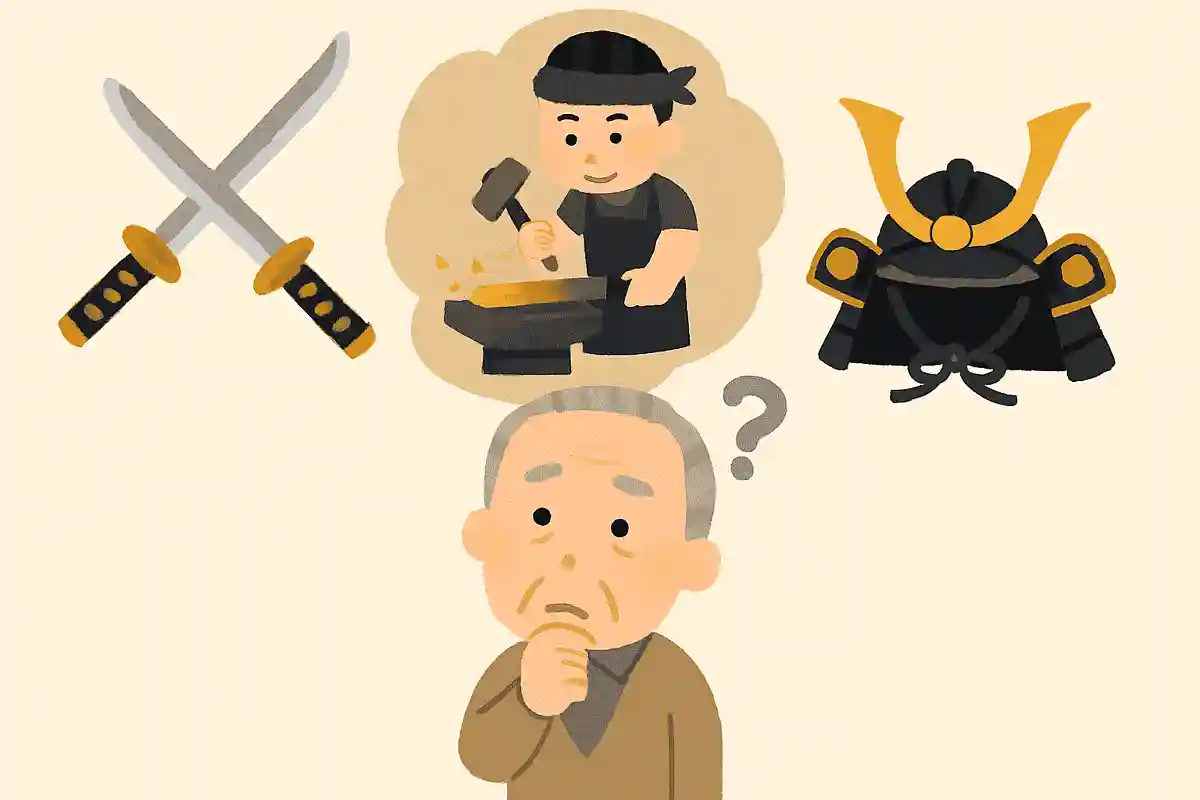 戦い、鍛冶職人、武士の必需品