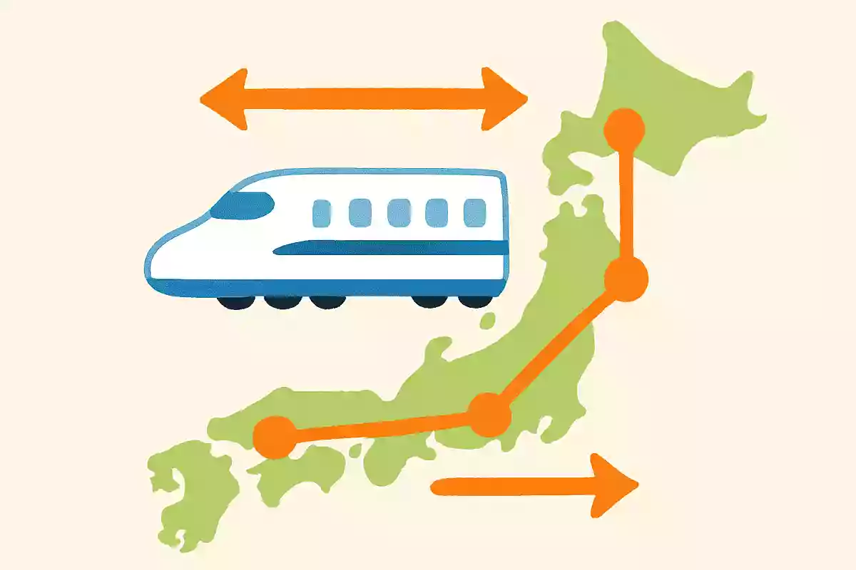 日本の新幹線の停車駅間の距離で比較した場合、次の二つの区間のうち、距離が長いのはどちらでしょうか?