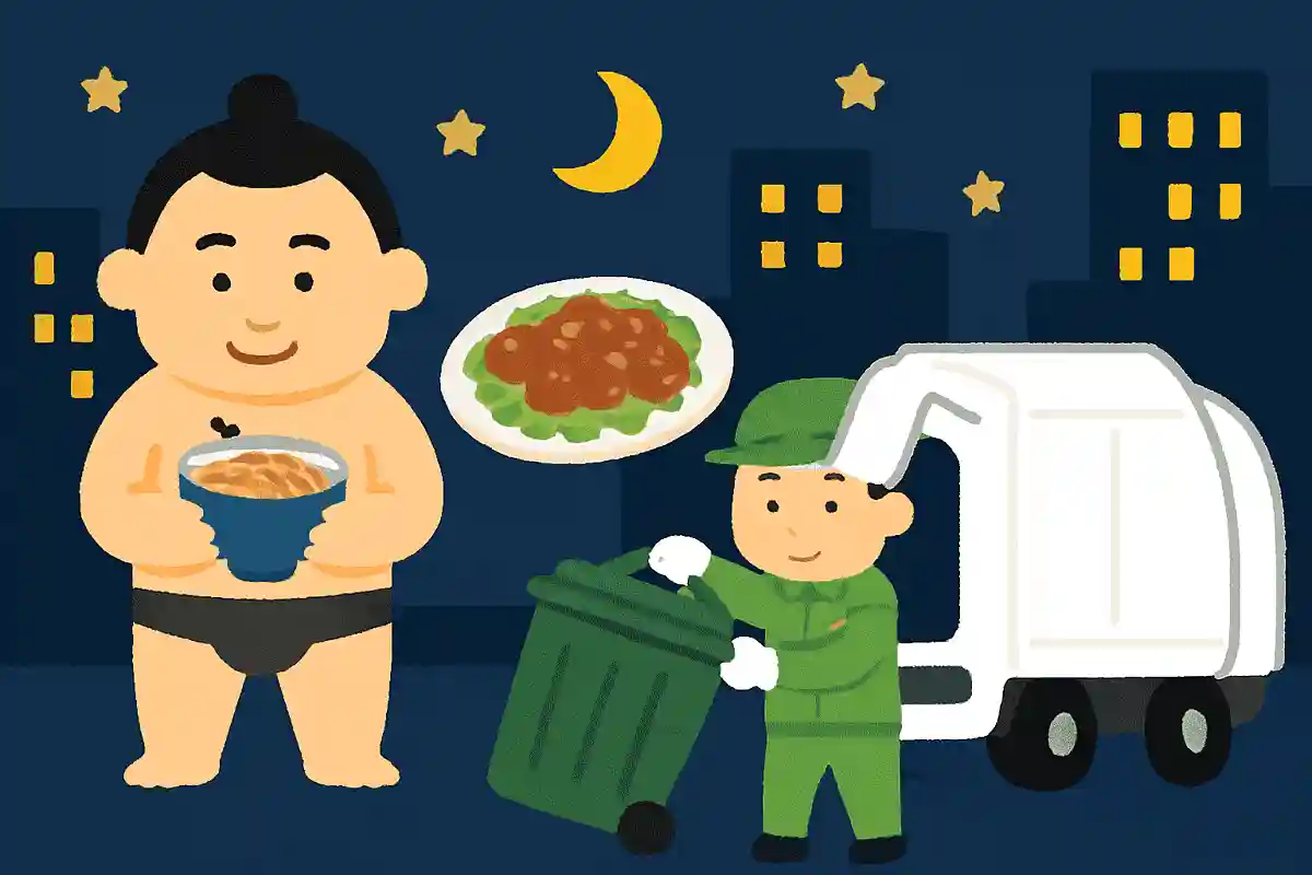 福岡市ではゴミの収集は夜におこなわれる