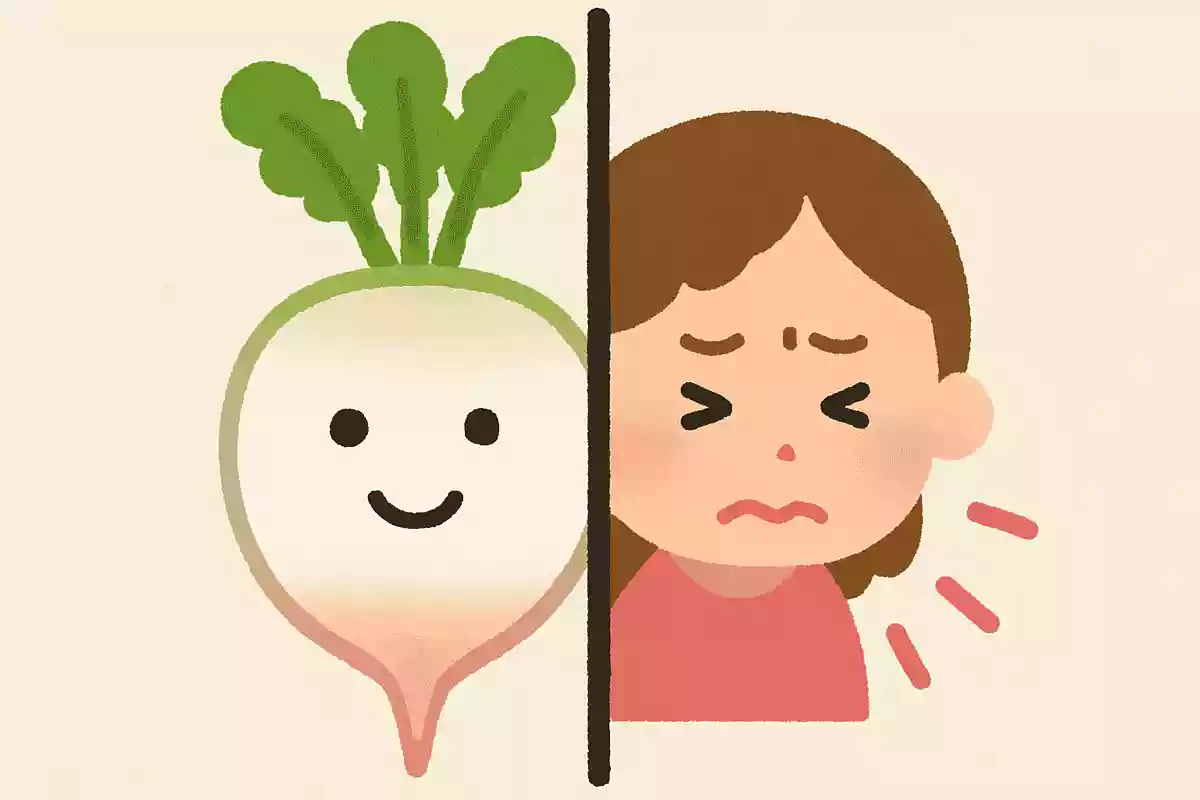 大根はどの部分が辛いでしょう?
