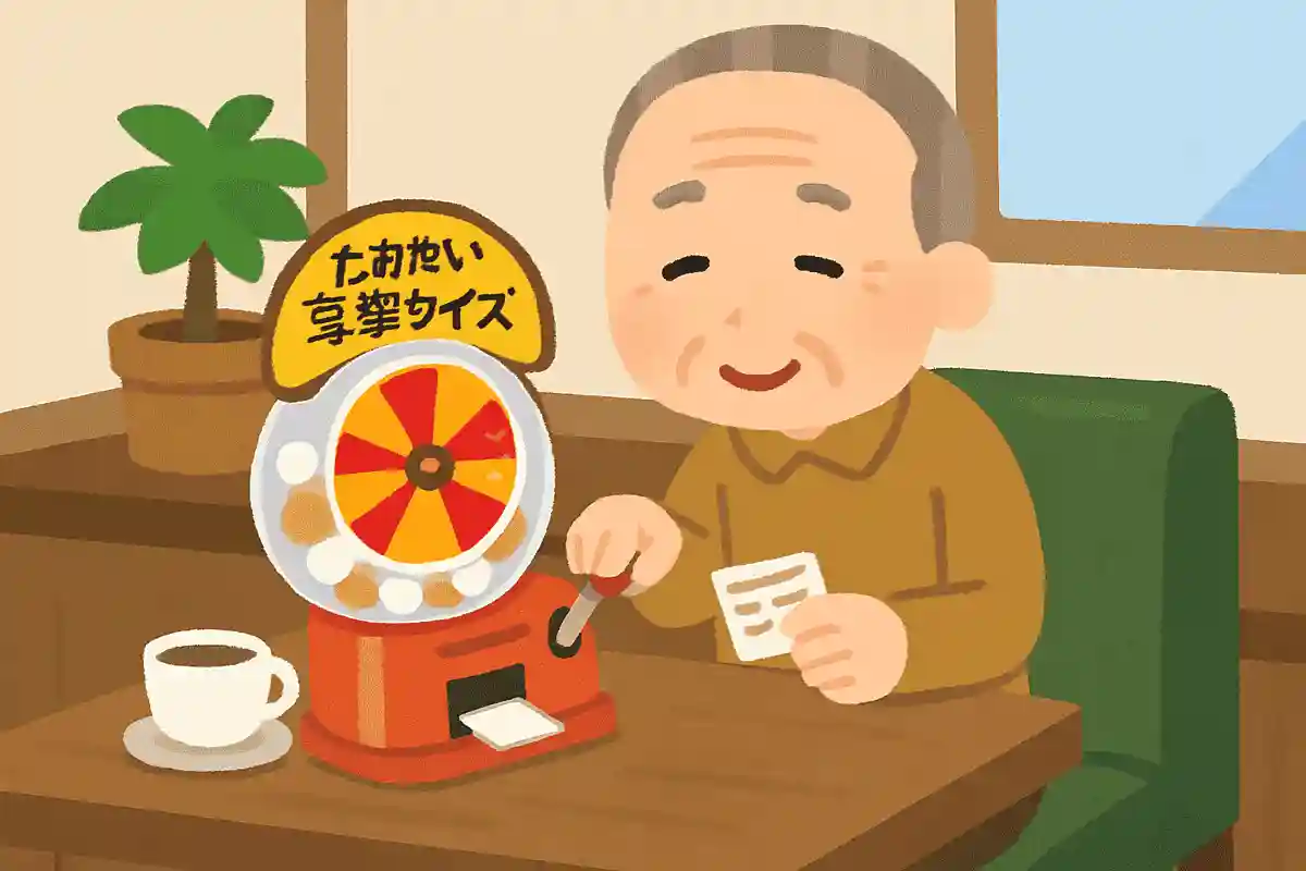 昭和の喫茶店や飲食店のテーブルには、ルーレット式の小型自販機が置いてありました。何の自販機だったのでしょうか?