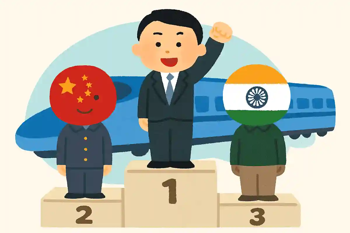 国内を走る鉄道の総距離ランキング3位は中国ですが、1位はどの国でしょうか？