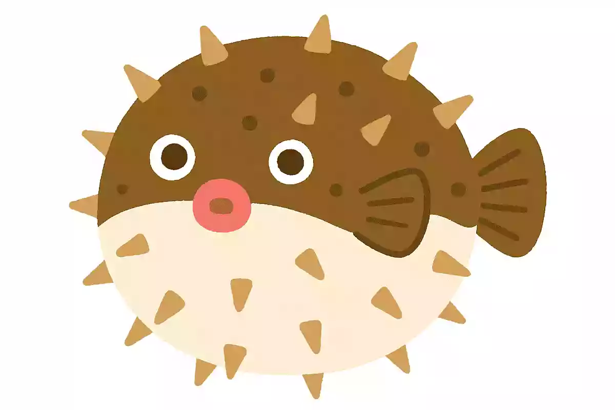 ふぐはぷくーっと大きくふくらみます。どんなときにふくらむでしょうか?