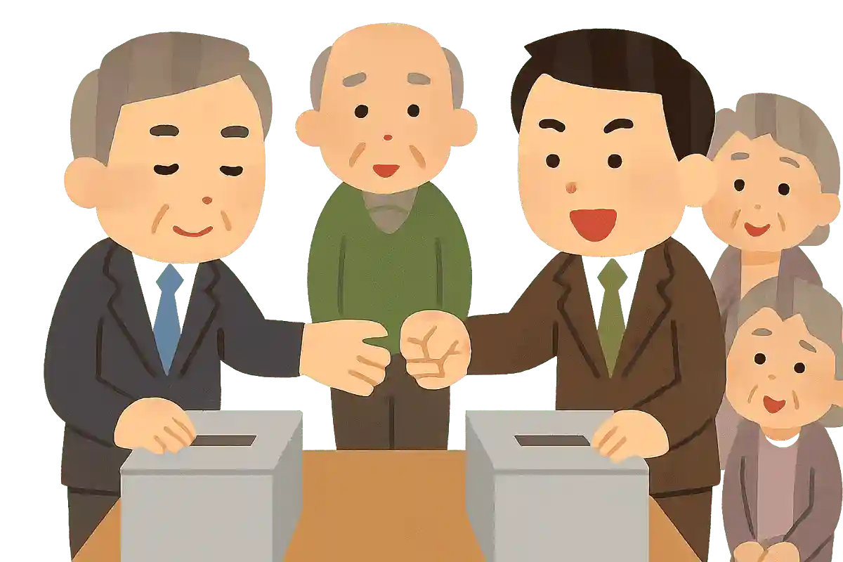 選挙で2人以上の候補者の投票数が同じ場合、ある方法で当選者を決めます。その方法とは何でしょうか？