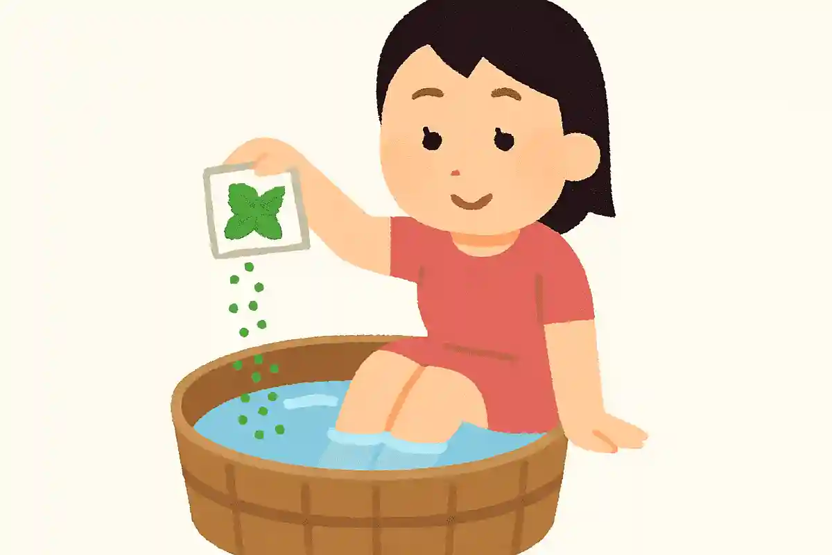 あるものを入れて足湯をすると足の臭いが軽減できます。あるものとは何でしょうか?