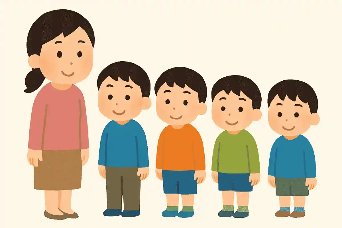 太郎くんのお母さんには、5人の子供がいます。1人目は一郎、2人目は二郎、3人目は三郎、4人目は四郎。さて、5人目の名前は?