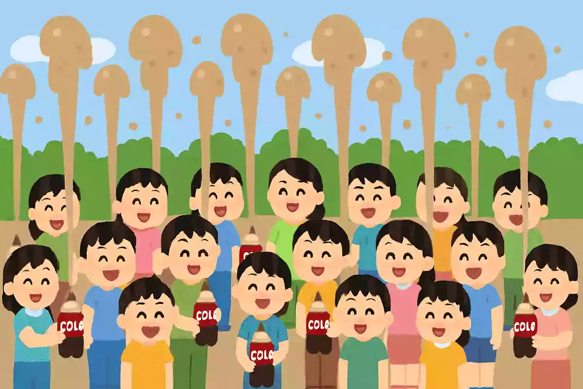 コーラが爆発する数