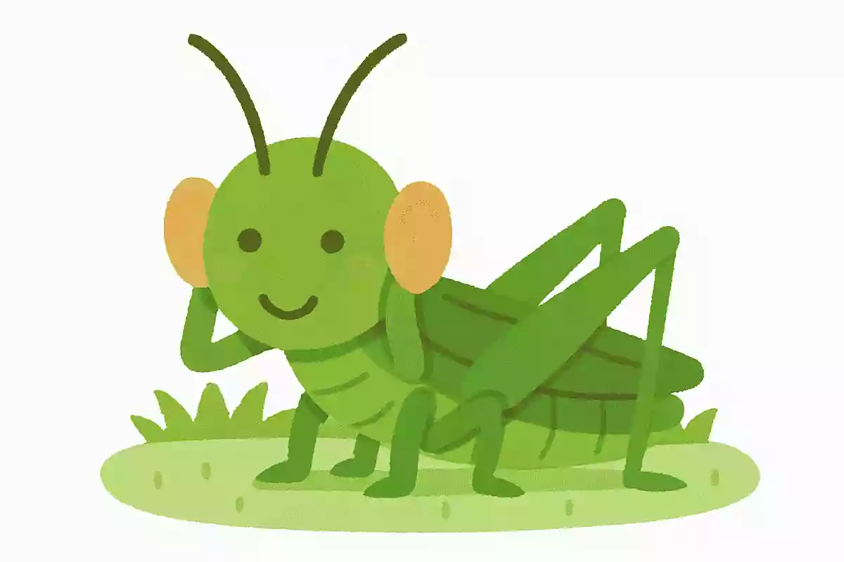 キリギリスの耳は前脚にある