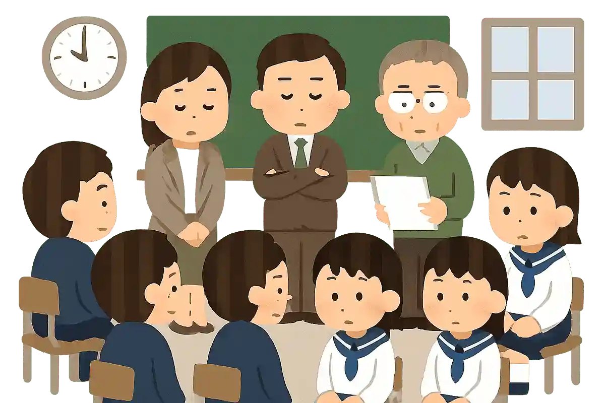 問題があるとすぐ集会が開かれる