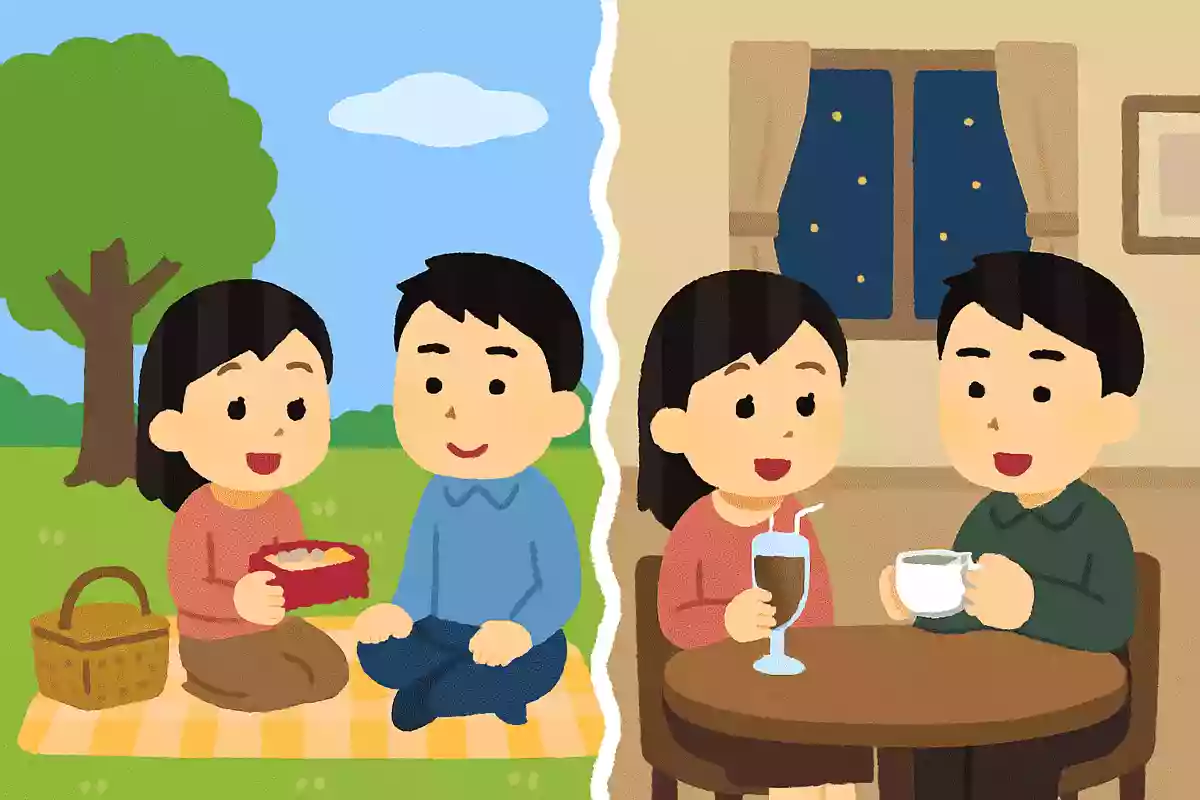 デートは、屋外 or 屋内どっちがいい？