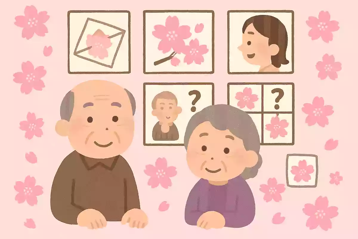 電報や手紙などの文面で、「桜の花」が意味するのは何でしょうか？